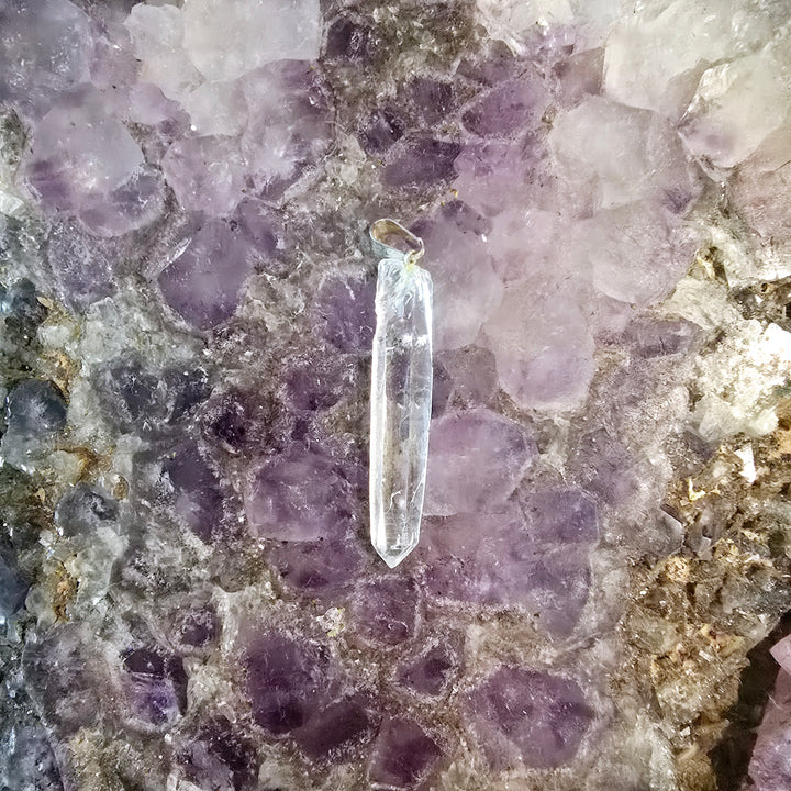 Clear Quartz Natural Pendant