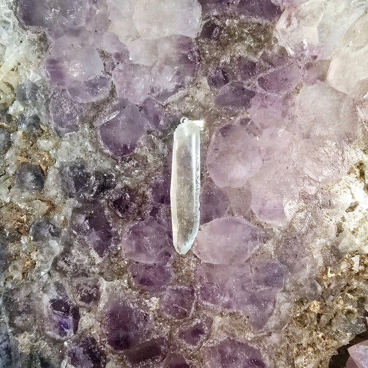 Clear Quartz Natural Pendant