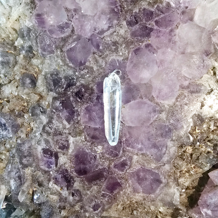 Clear Quartz Natural Pendant