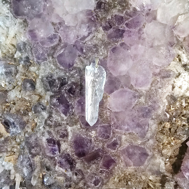 Clear Quartz Natural Pendant
