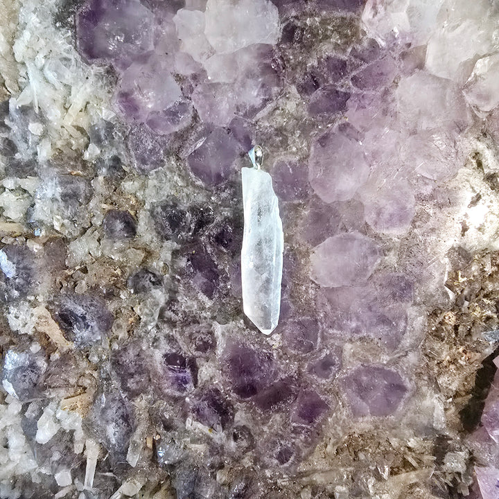 Clear Quartz Natural Pendant