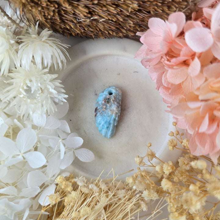 Larimar Angel Wing Pendant