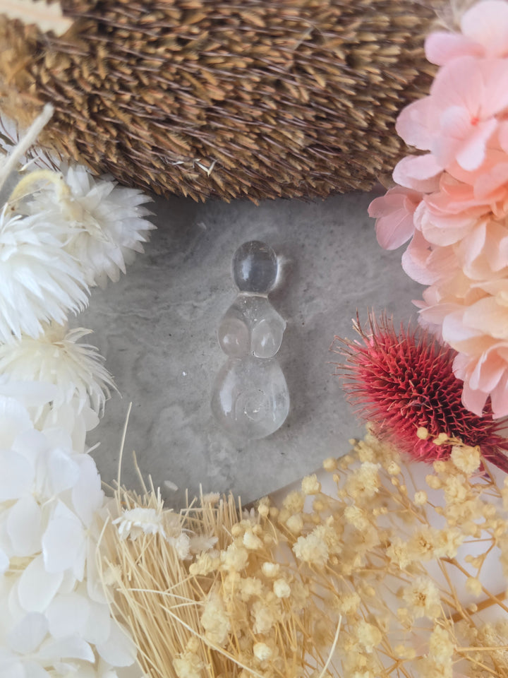 Clear Quartz Goddess Pendant