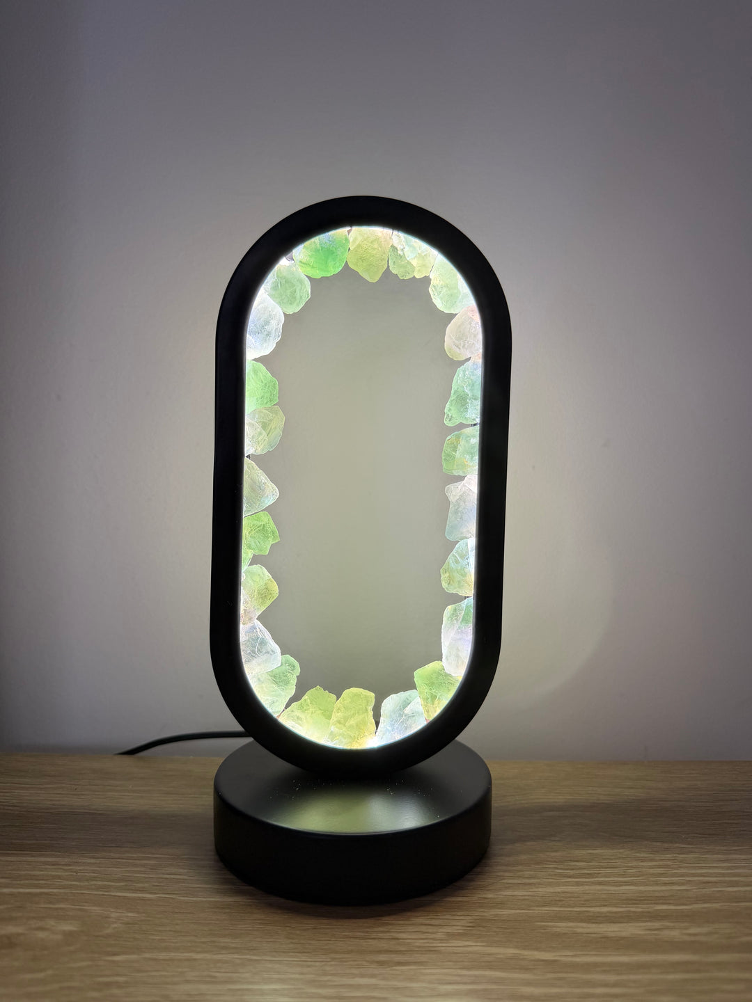 Green Fluorite Star Gate Lamp