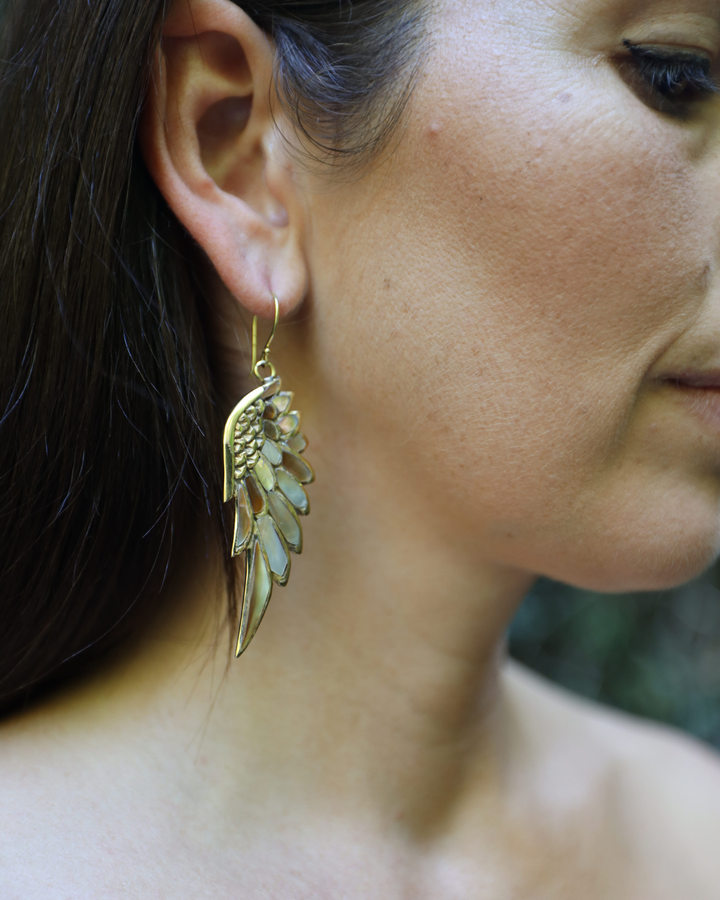 The Rise Set - Anahata Spirit Wing Earrings