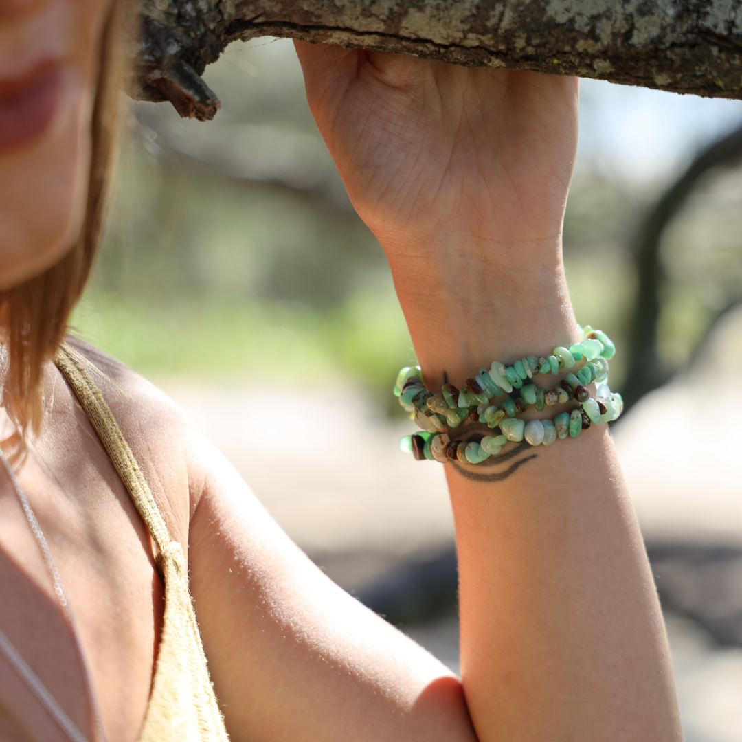 Chrysoprase Bracelet - Chip