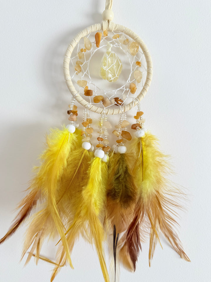 Citrine & Yellow Aventurine Dream Catcher