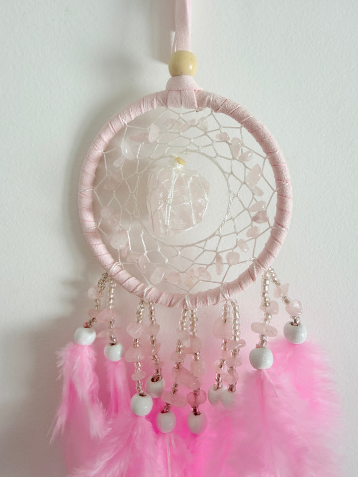 Rose Quartz Dream Catcher