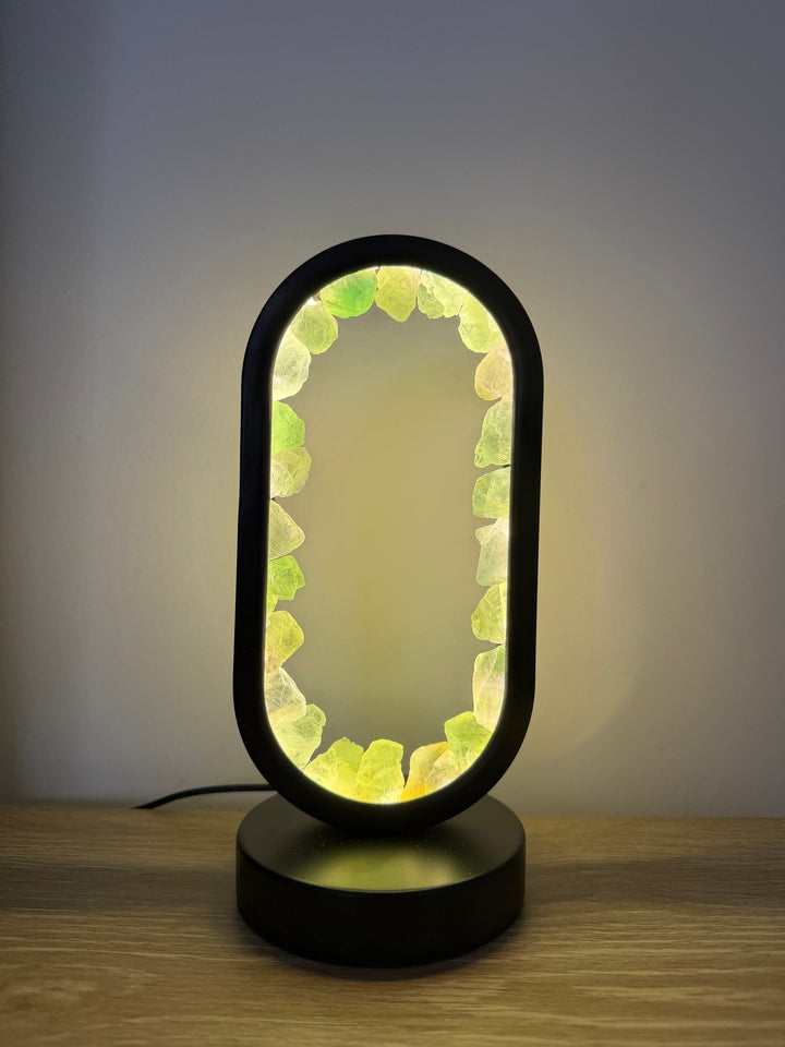 Green Fluorite Star Gate Lamp