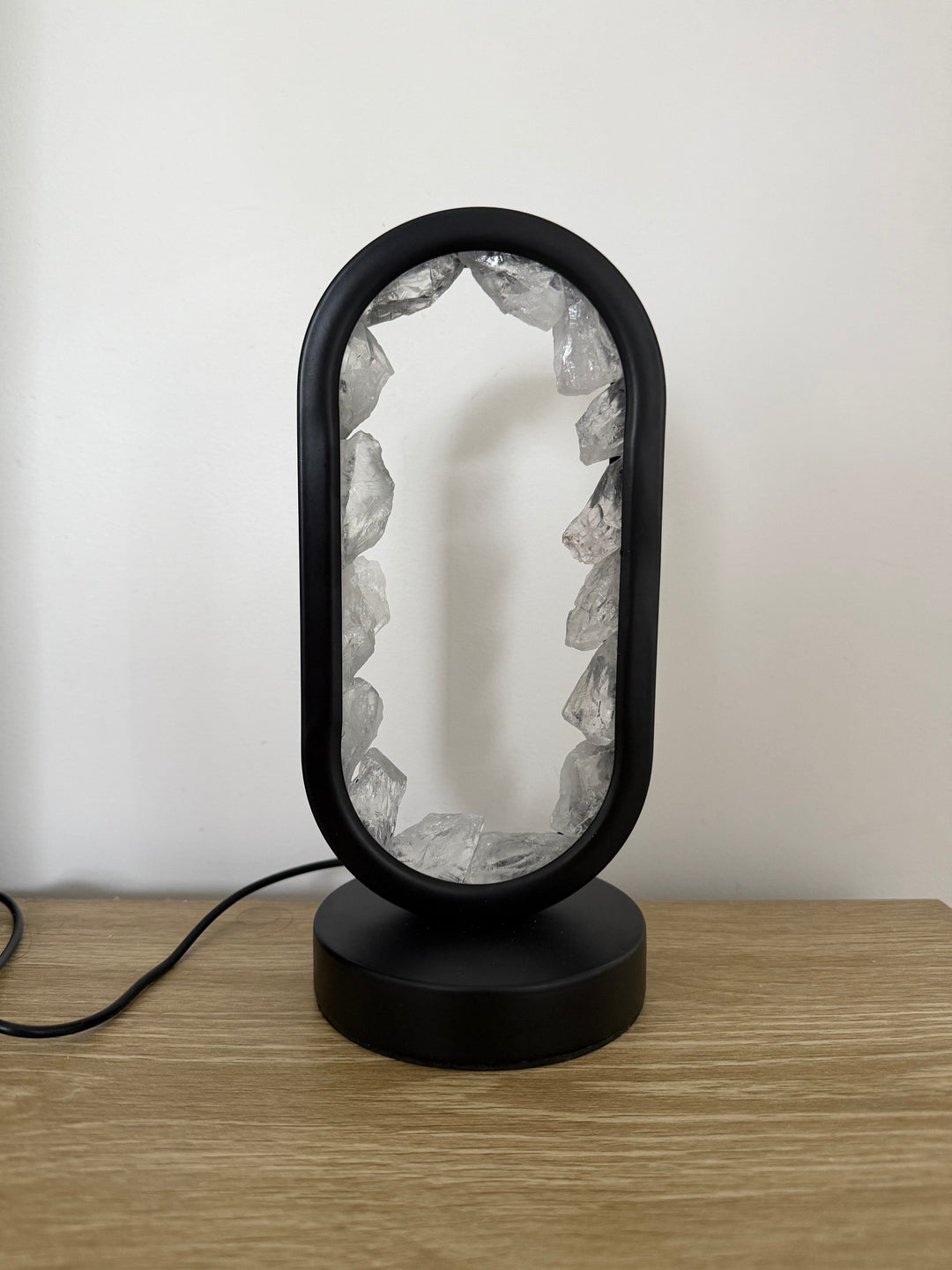 Clear Quartz Star Gate Lamp