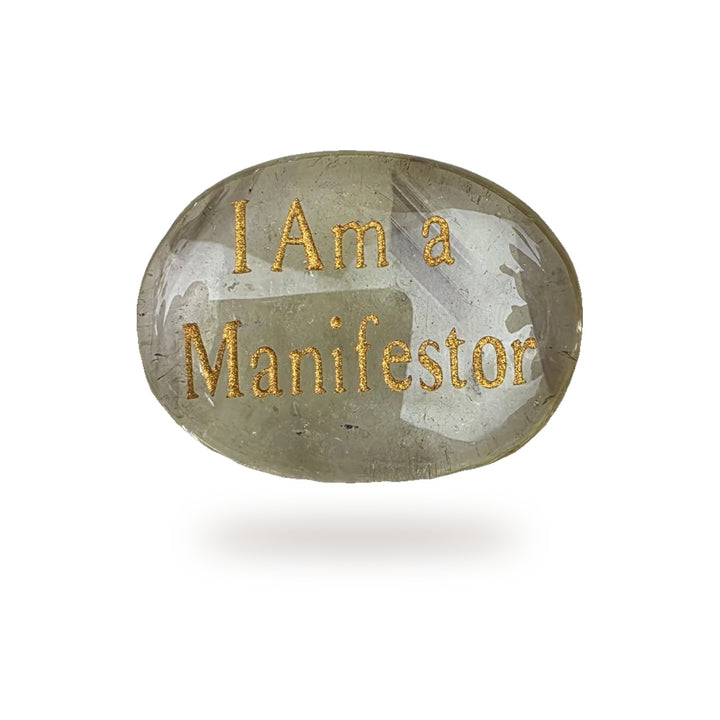 I Am a Manifestor Citrine Affirmation Crystal