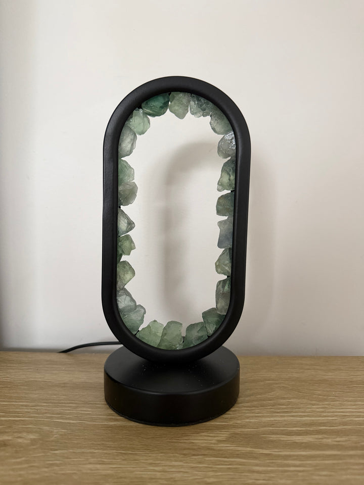 Green Fluorite Star Gate Lamp