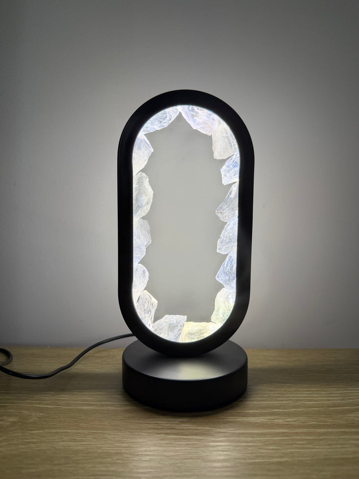 Clear Quartz Star Gate Lamp