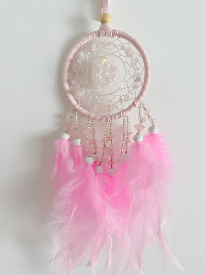Rose Quartz Dream Catcher