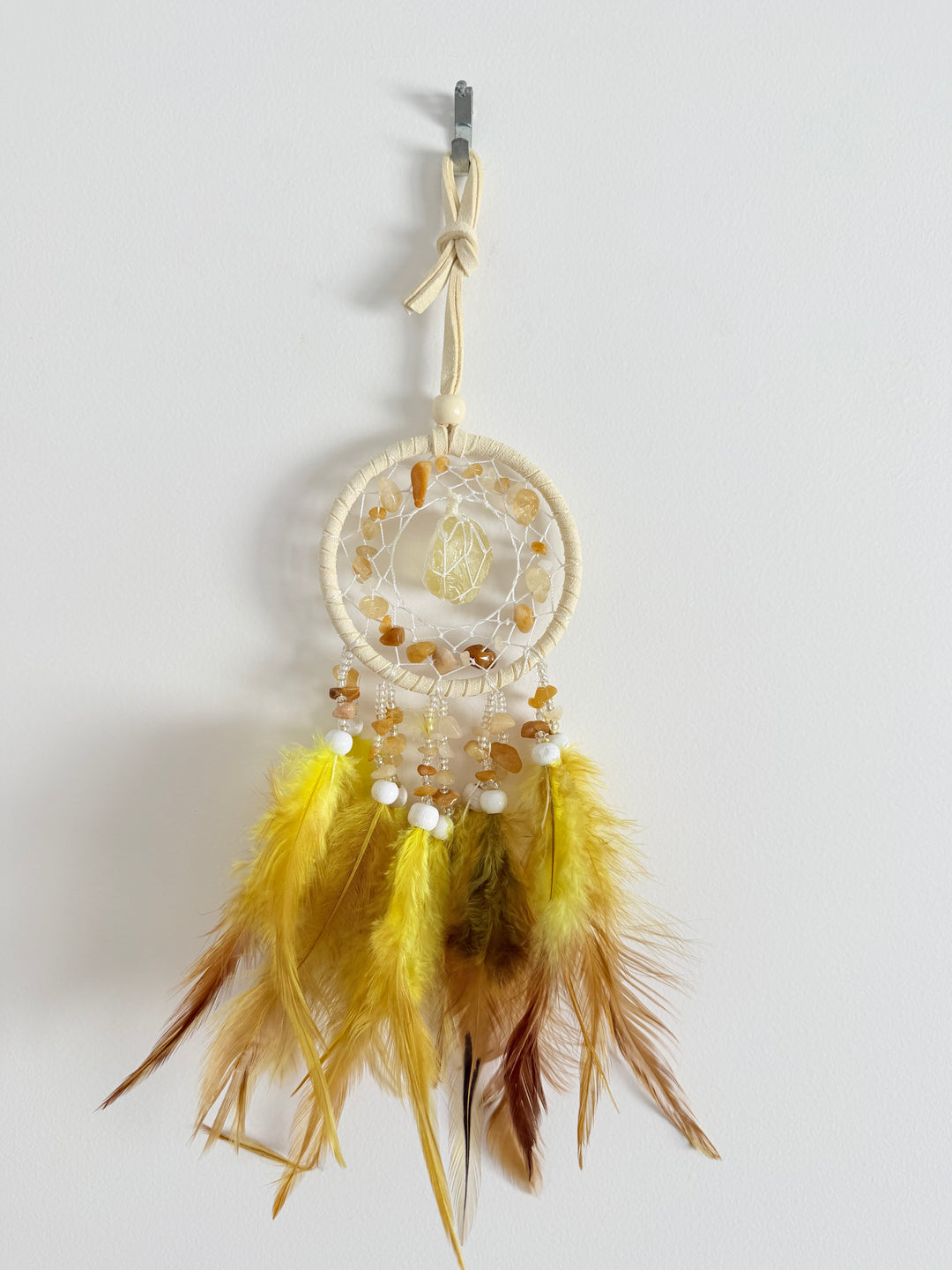 Citrine & Yellow Aventurine Dream Catcher