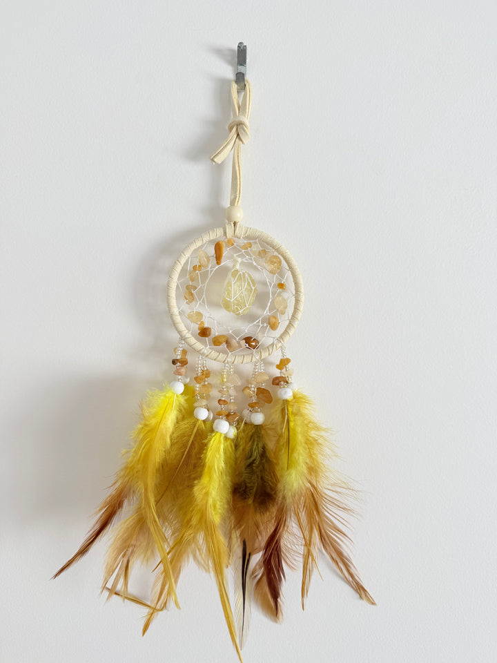 Citrine & Yellow Aventurine Dream Catcher