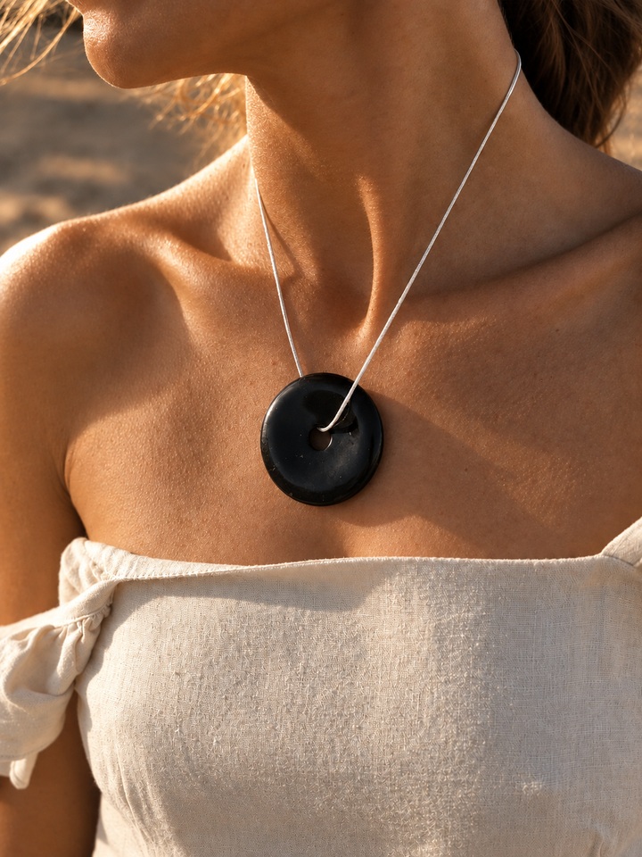 Shungite Circle Of Light Pendant
