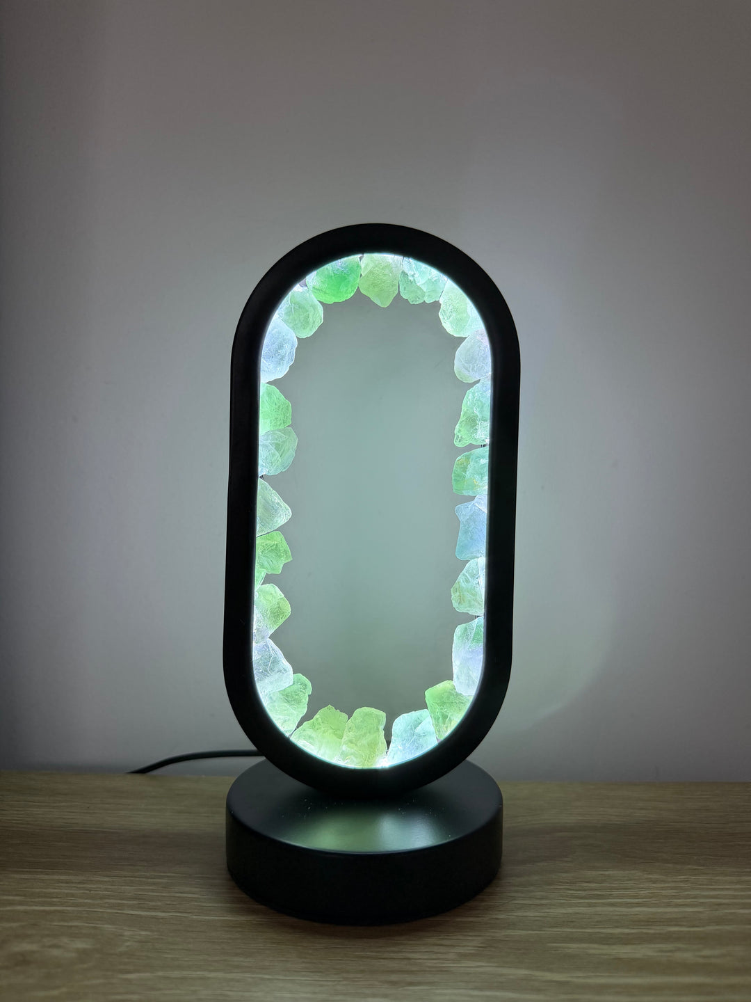 Green Fluorite Star Gate Lamp