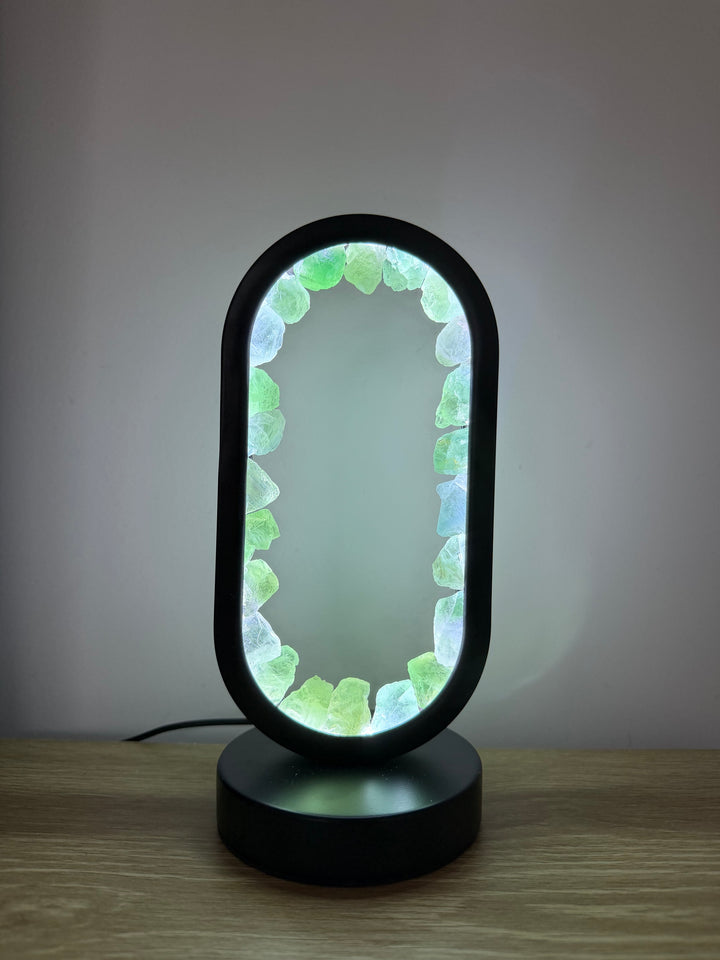Green Fluorite Star Gate Lamp