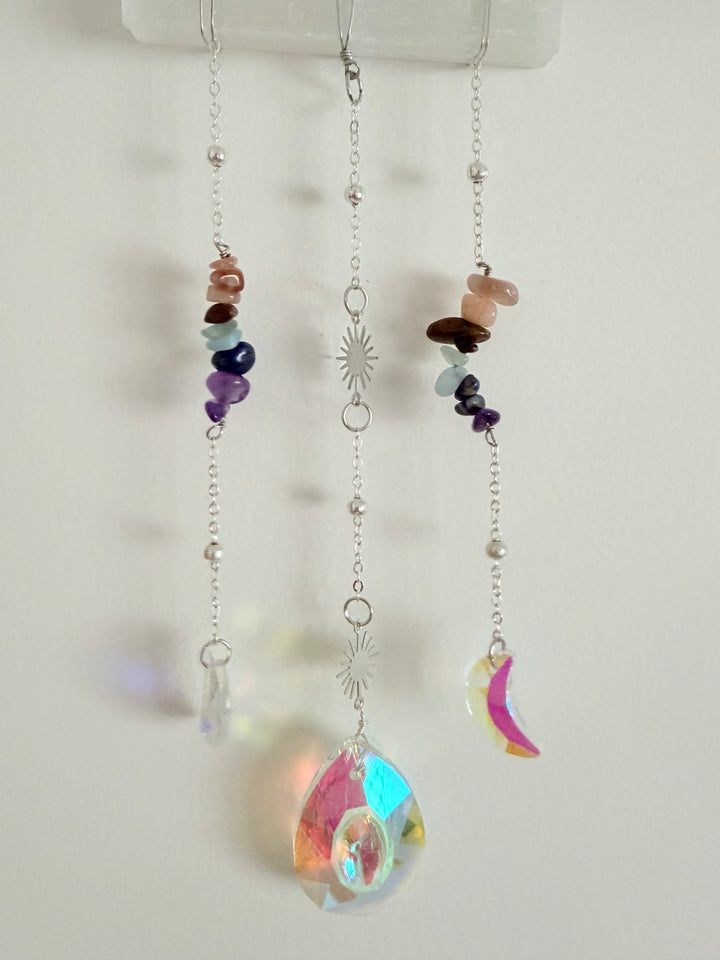 Chakra Butterfly Hanger - Selenite