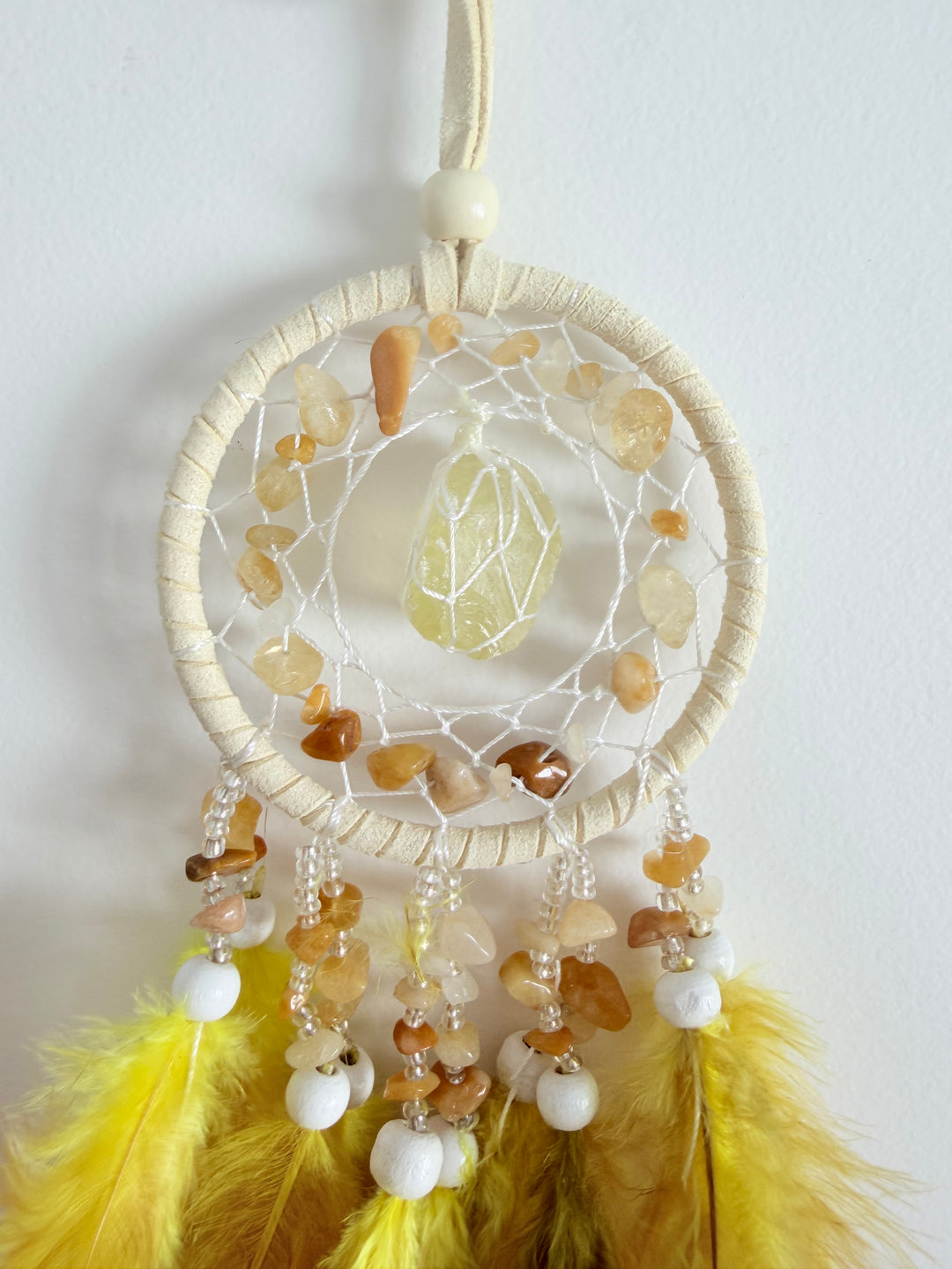 Citrine & Yellow Aventurine Dream Catcher