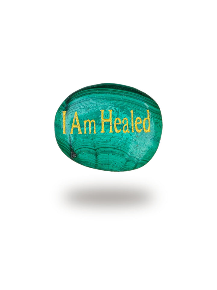 I Am Healed — Malachite Affirmation Crystal