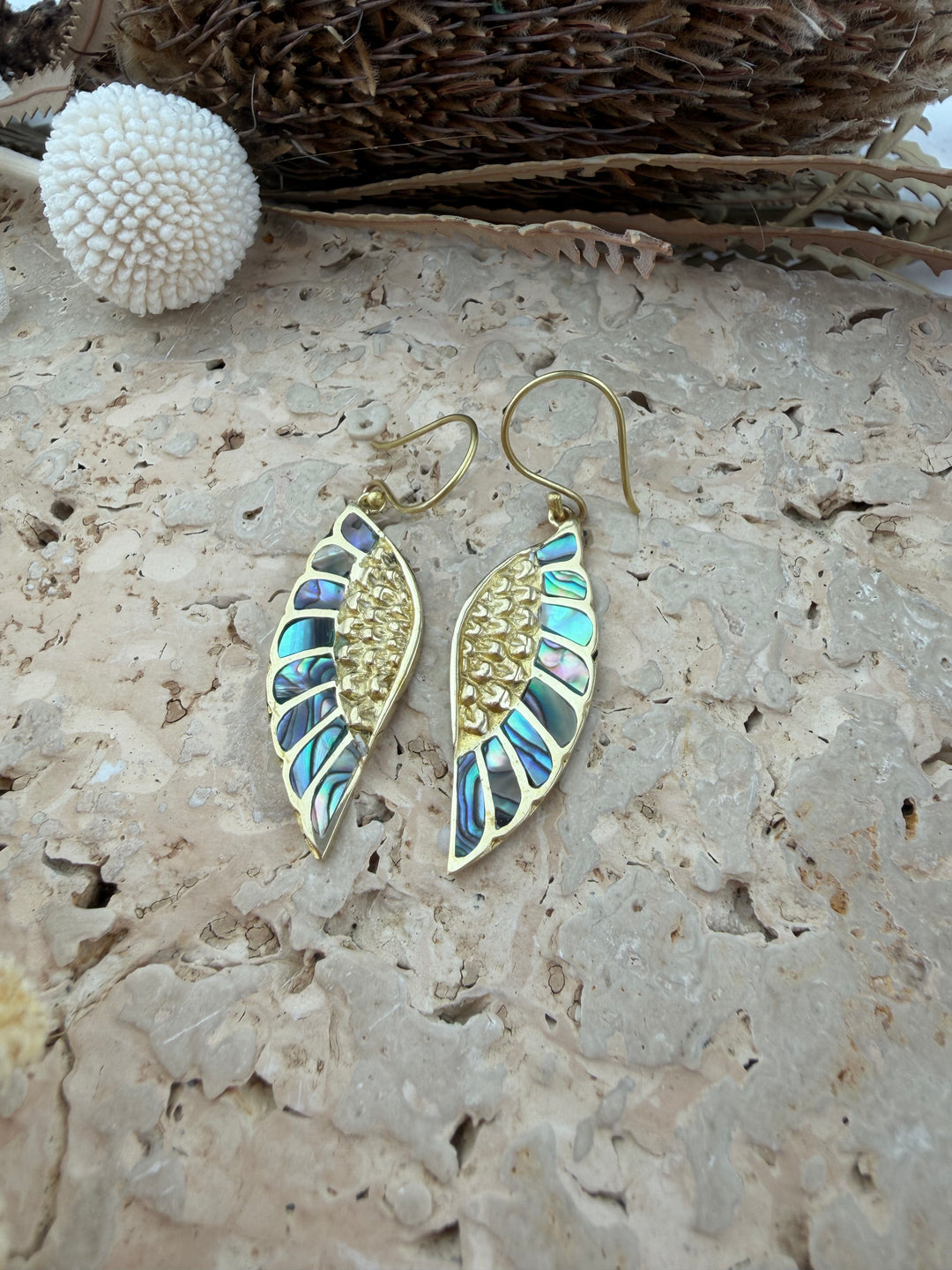 Anahata Ocean Wing Earrings