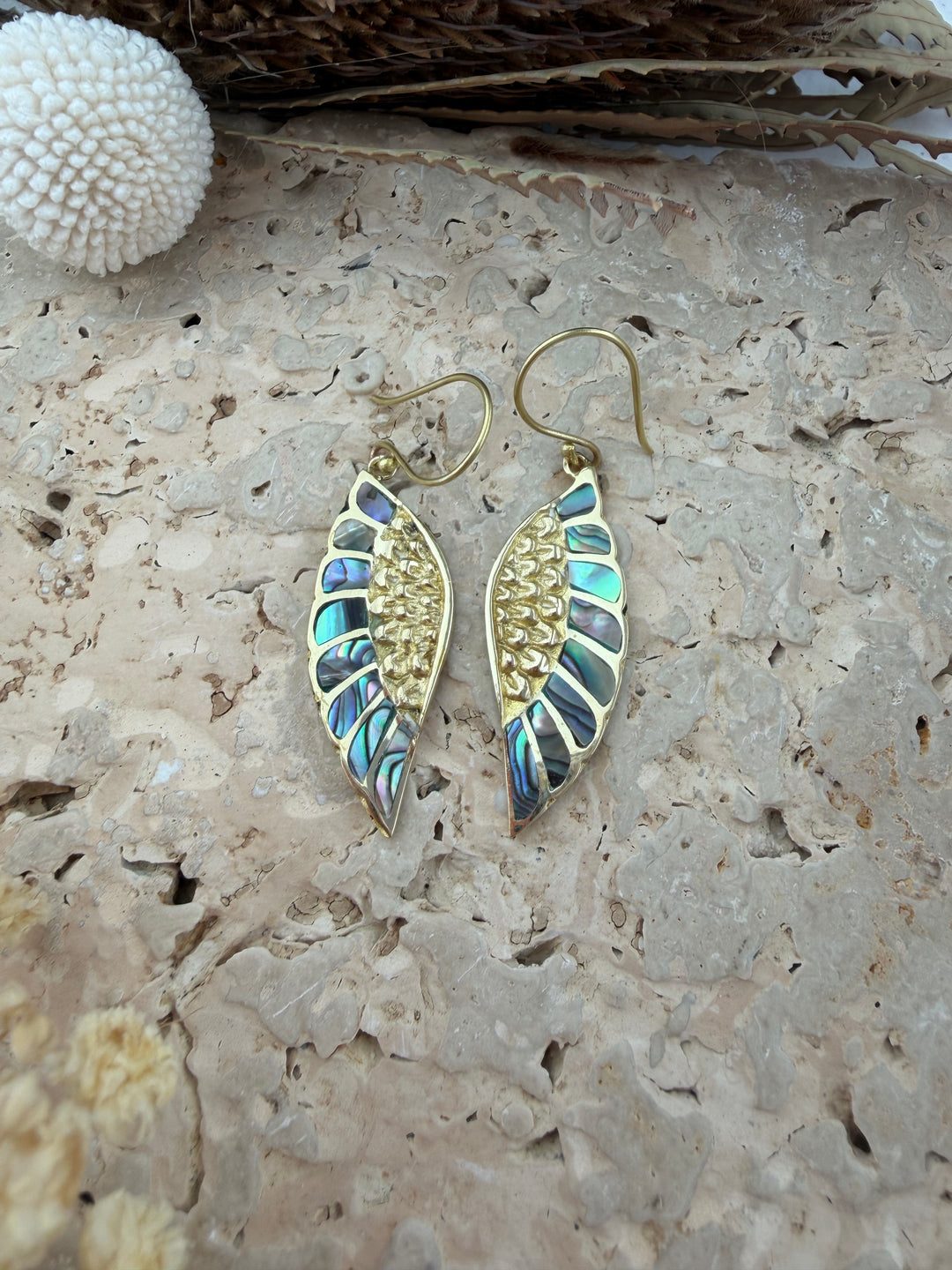 Anahata Ocean Wing Earrings