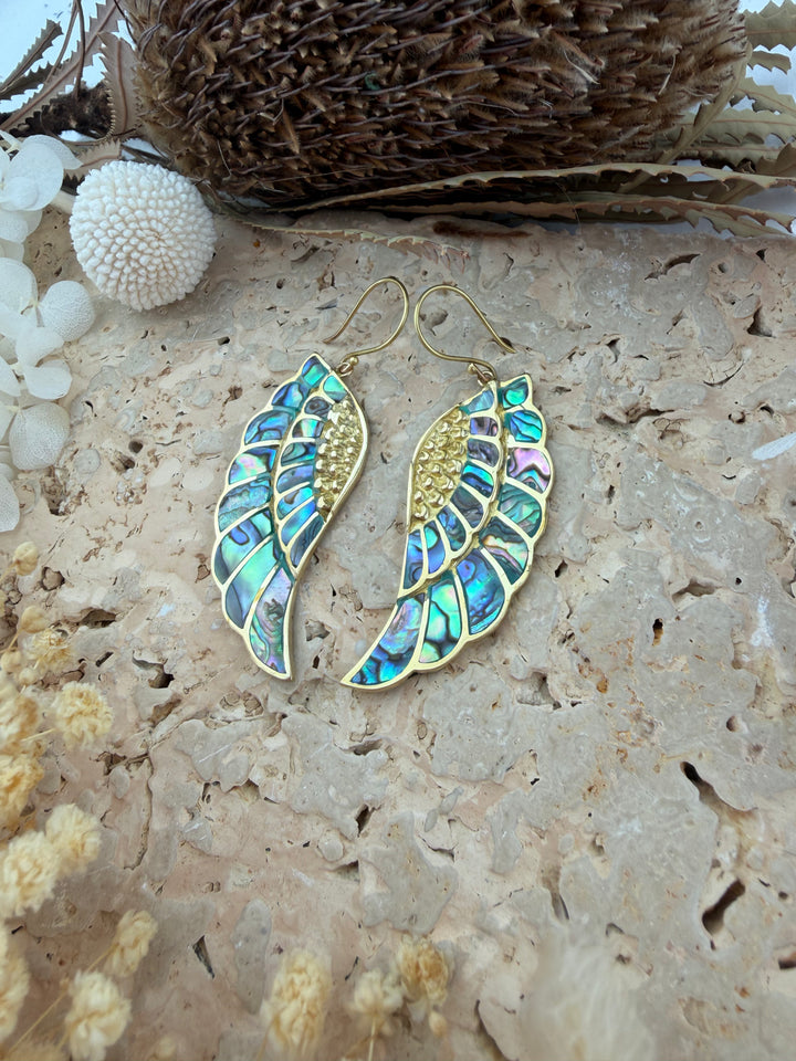 Anahata Ocean Wing Earrings