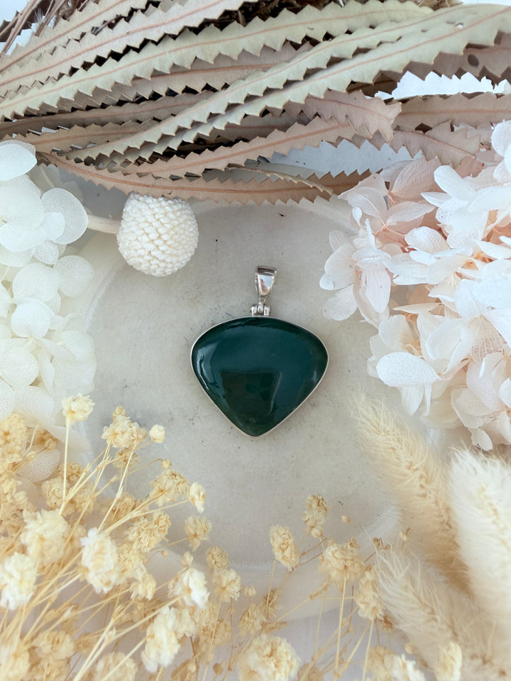 Jade Silver Pendant