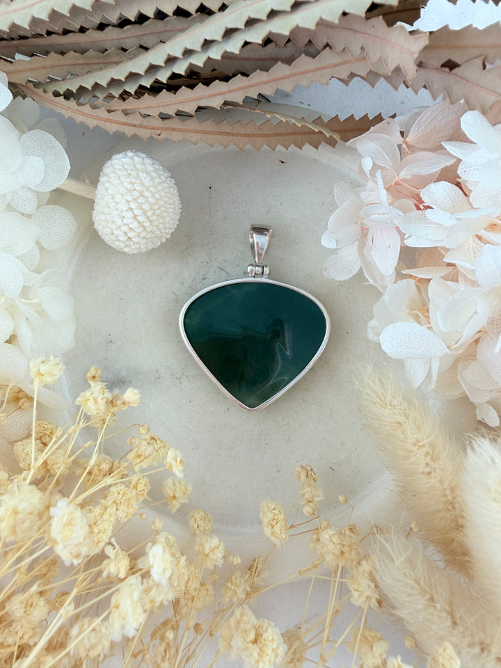 Jade Silver Pendant