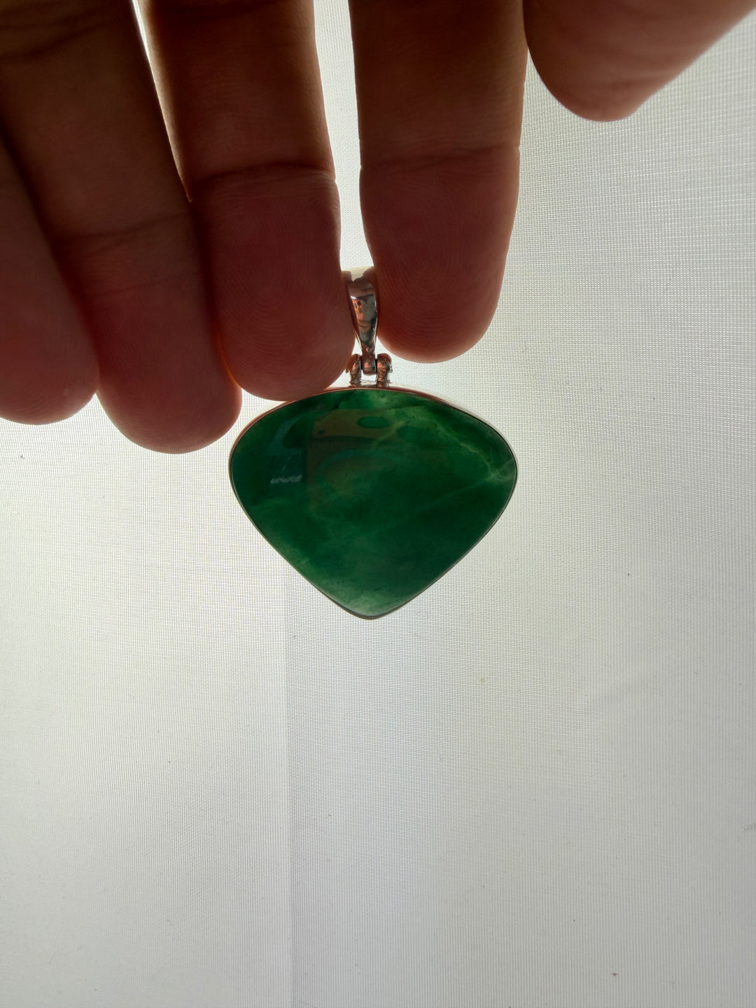 Jade Silver Pendant