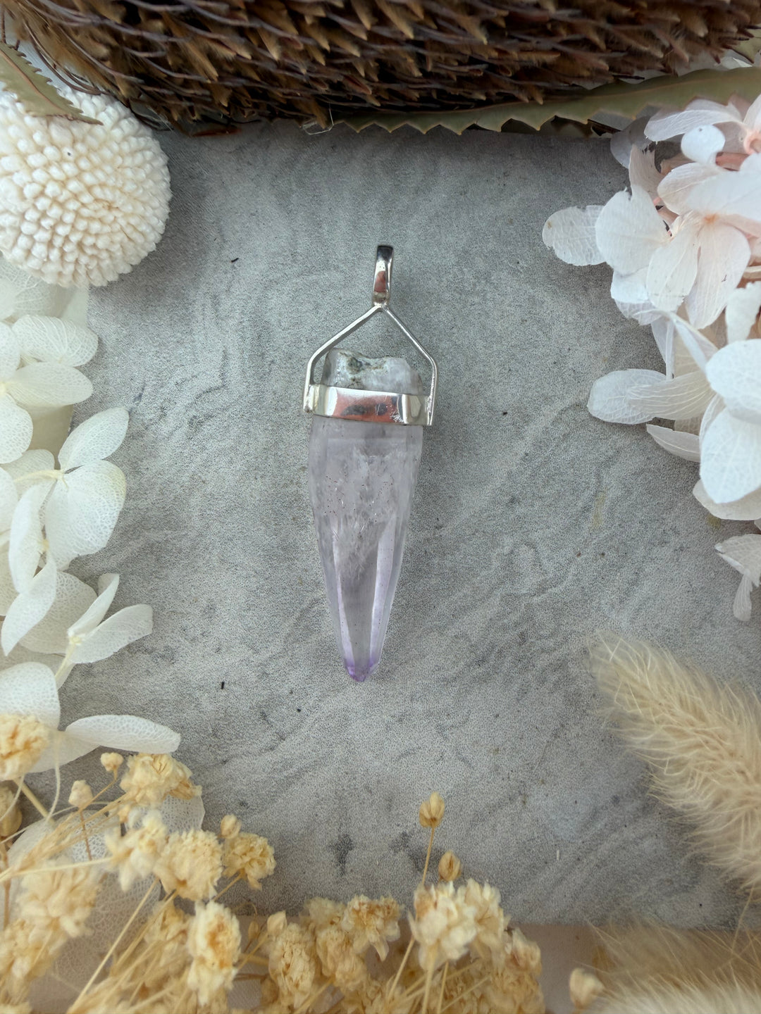 Vera Cruz Amethyst Silver Pendant
