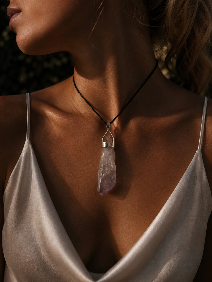 Vera Cruz Amethyst Silver Pendant