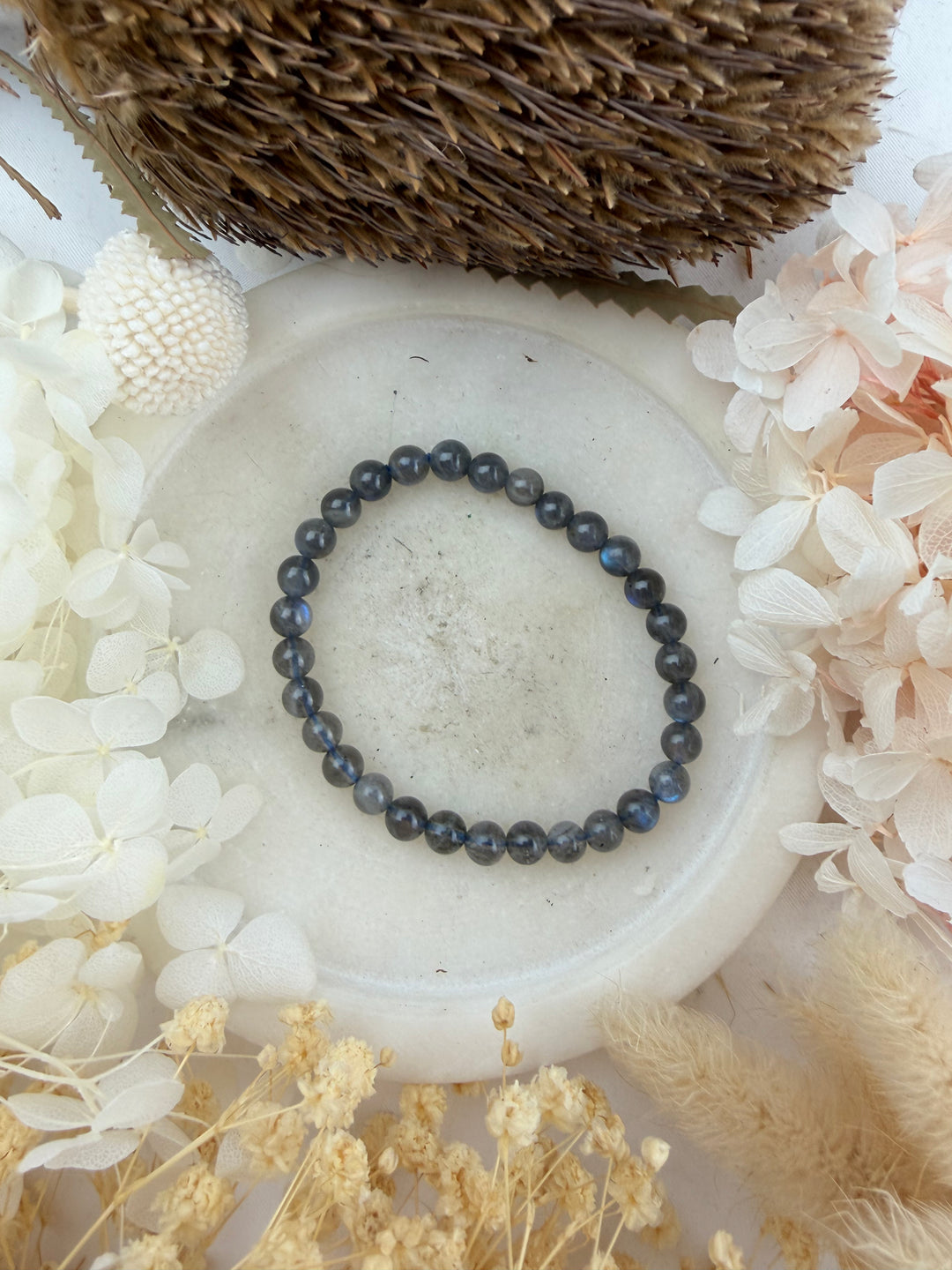 Labradorite Bracelet - 6mm (High Flash) #2