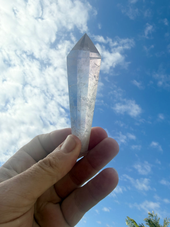 Amethyst Smoky Quartz Phantom Wand