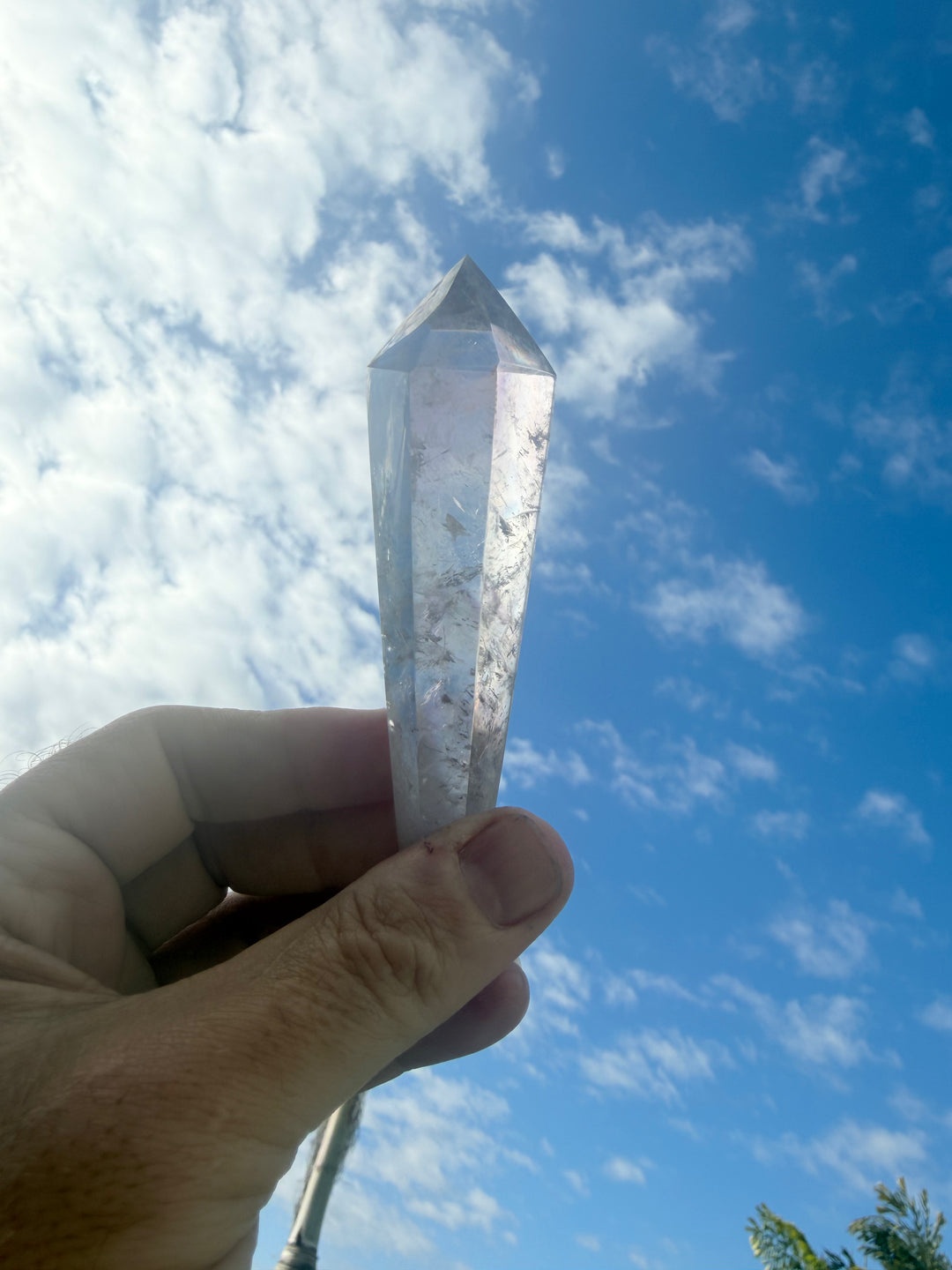 Amethyst Smoky Quartz Phantom Wand