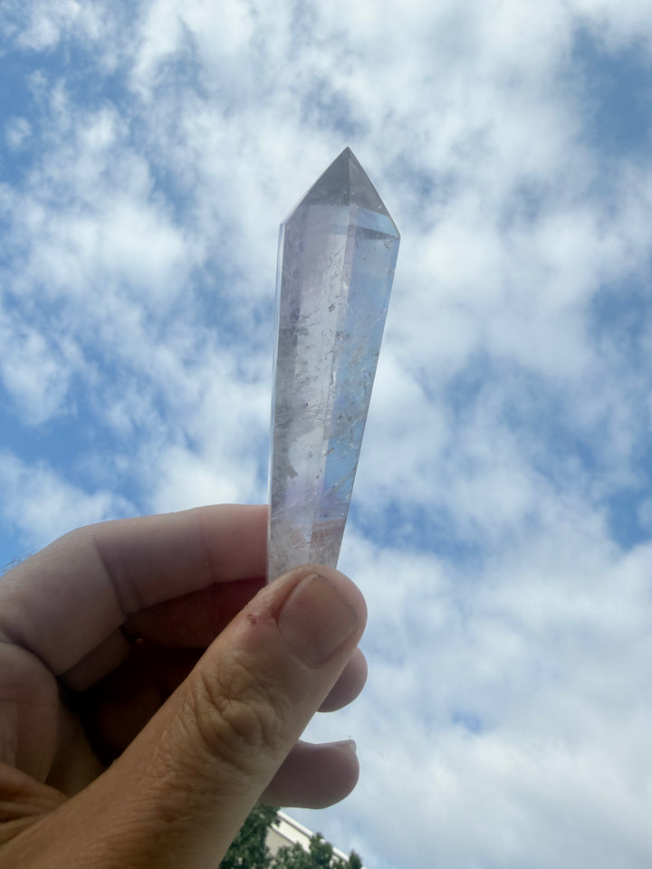 Amethyst Smoky Quartz Phantom Wand