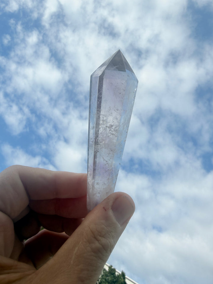 Amethyst Smoky Quartz Phantom Wand