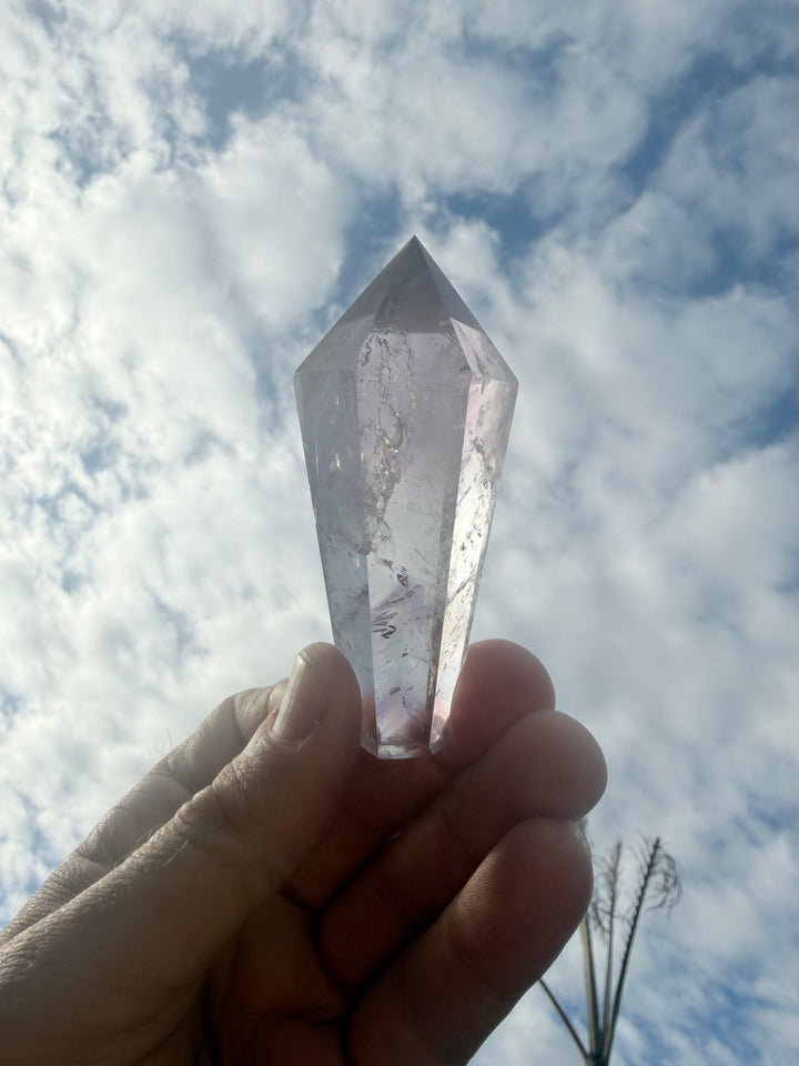 Amethyst Smoky Quartz Phantom Wand