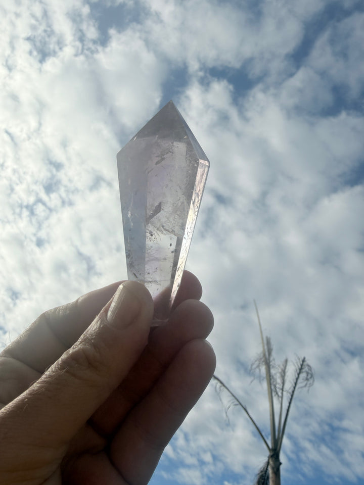 Amethyst Smoky Quartz Phantom Wand