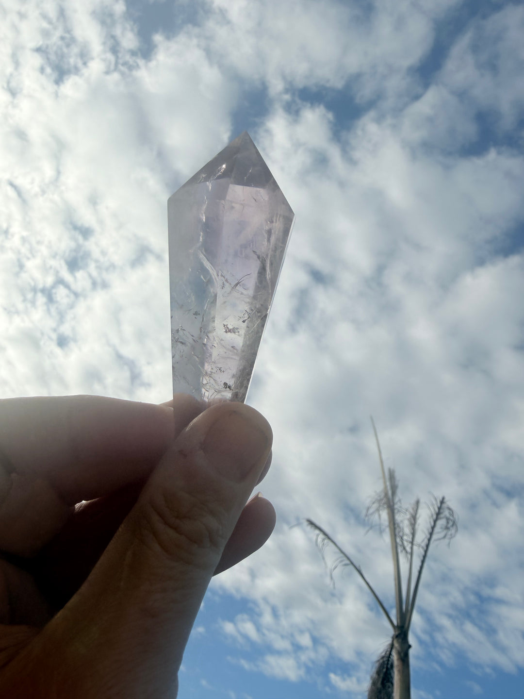 Amethyst Smoky Quartz Phantom Wand