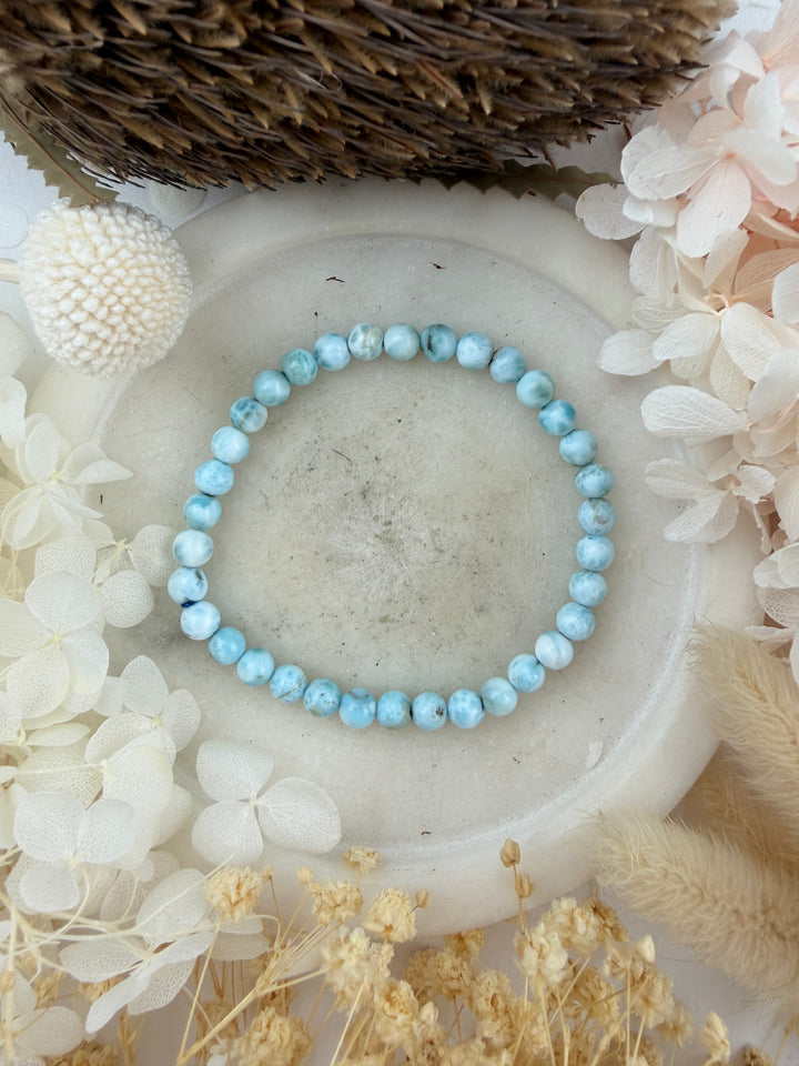 Larimar Bracelets - 6mm