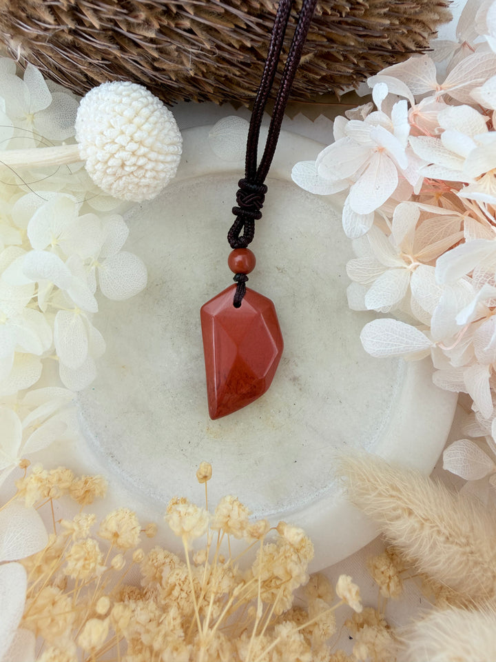 Red Jasper Guardian Pendant