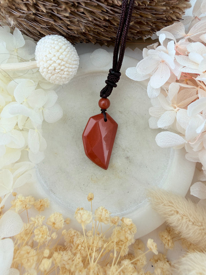 Red Jasper Guardian Pendant