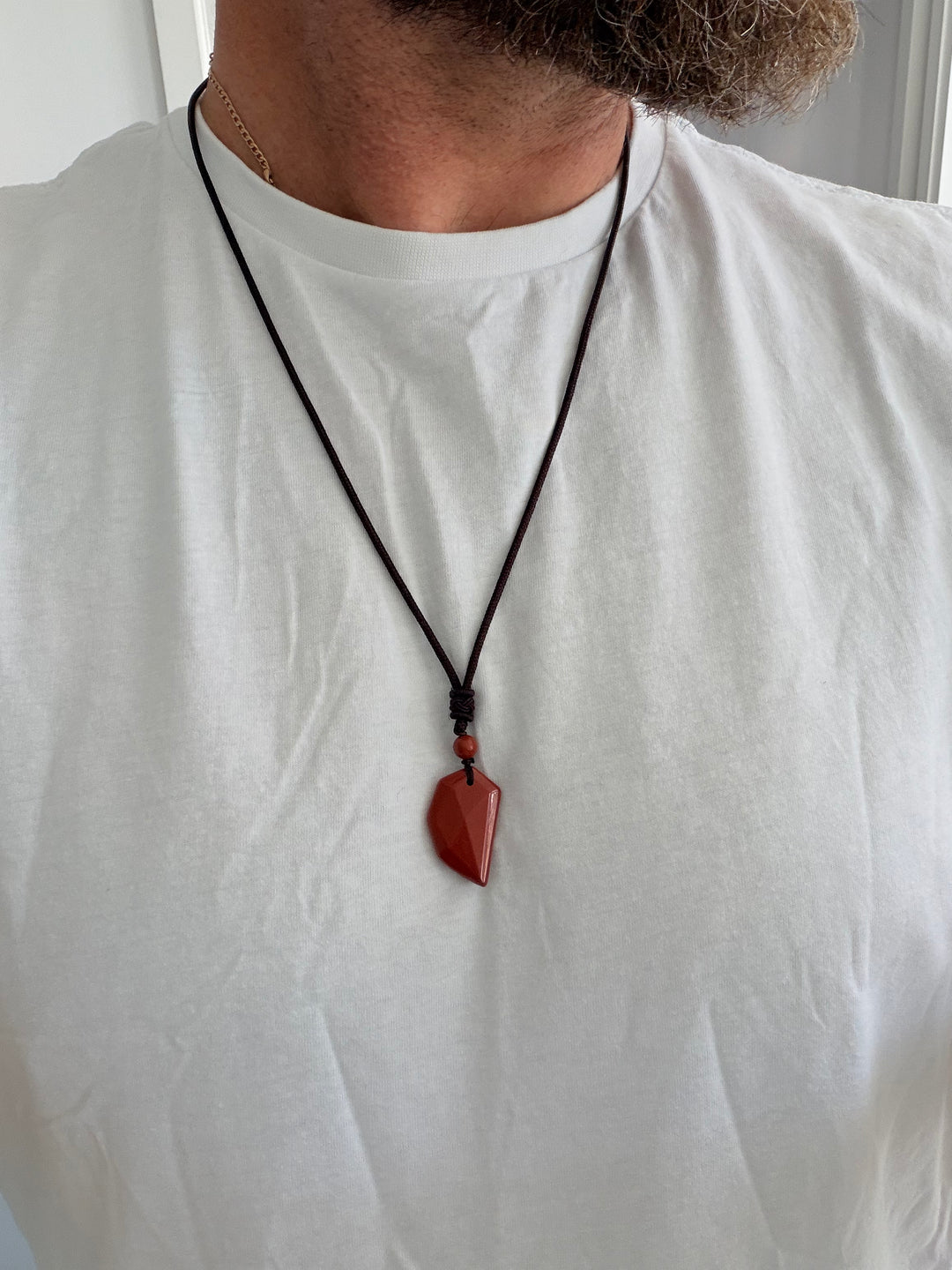 Red Jasper Guardian Pendant