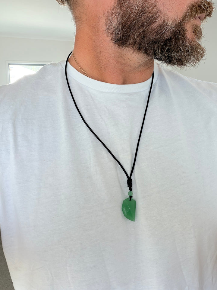 Green Aventurine Guardian Pendant