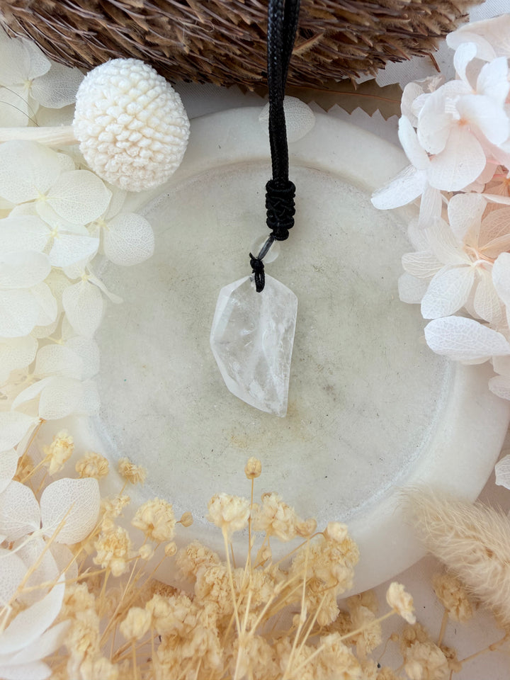 Clear Quartz Guardian Pendant
