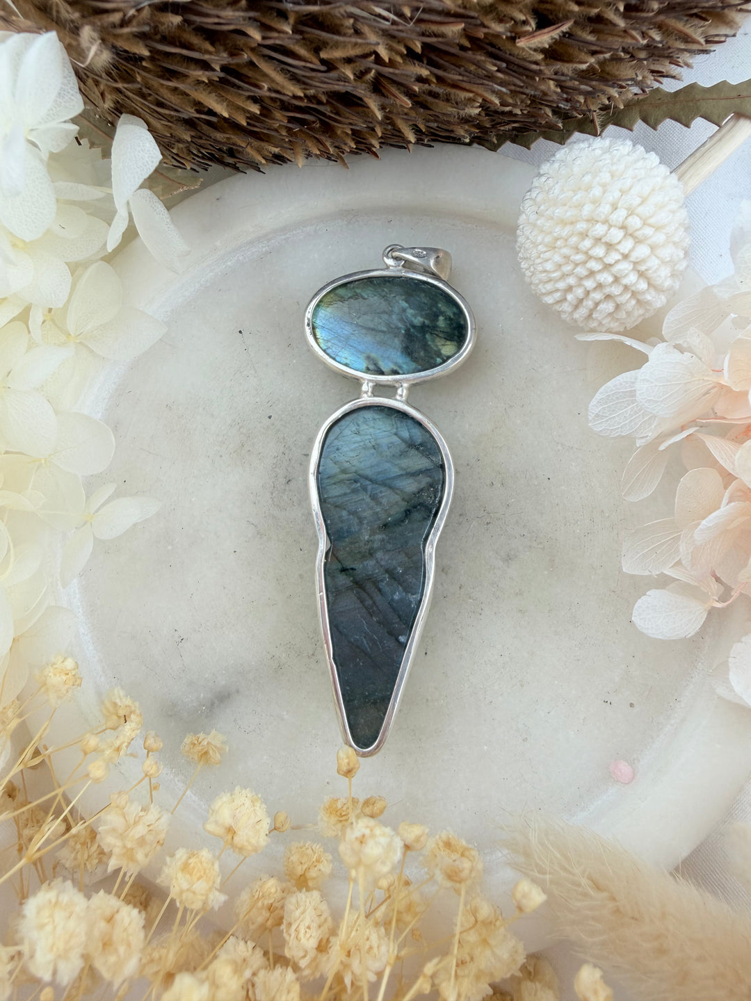 Labradorite Daughter Of The Moon Silver Pendant
