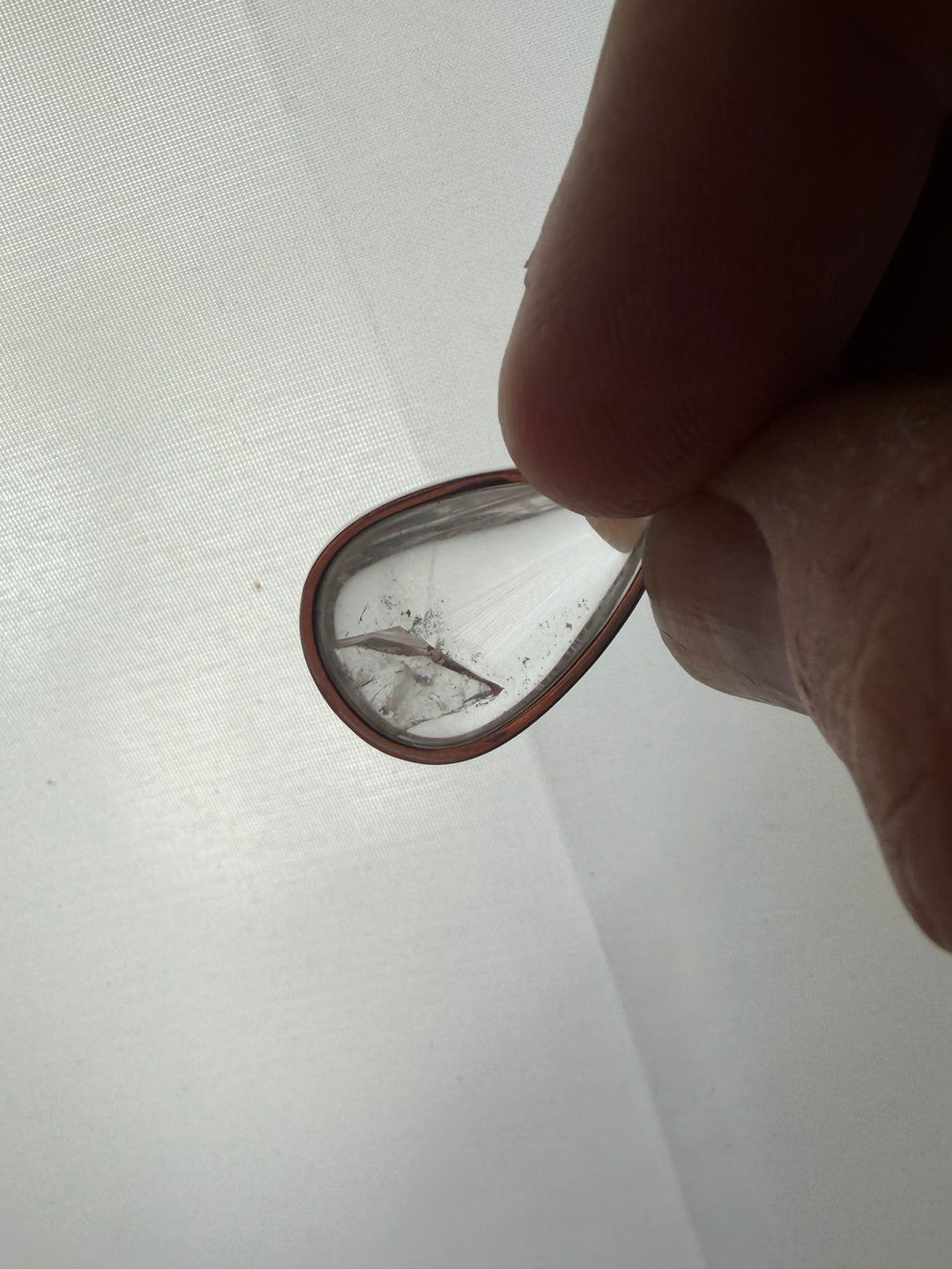 Clear Quartz Manifestation (Rare) Silver Pendant